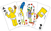 NEW: SIMPSONS Playing cards